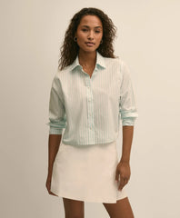 The Cropped Stripe Shirt | Brooks Brothers