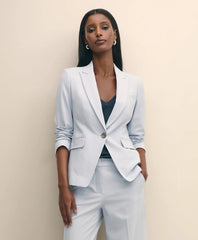 The Essentials Wool Peak Lapel Jacket | Brooks Brothers