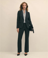The Essentials Brooks Brothers Stretch Wool Flare Leg Trousers | Brooks Brothers