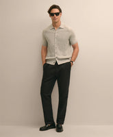 The Pleated Linen-Cotton Pants | Brooks Brothers