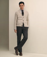 Traditional Fit Wool Flannel Dress Pants | Brooks Brothers