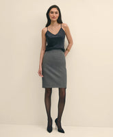 V-Neck Camisole in Washable Silk Charmeuse | Brooks Brothers