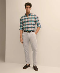 Washed Cotton Seersucker Pants | Brooks Brothers