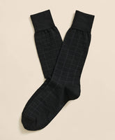 Wool-Blend Windowpane Socks | Brooks Brothers