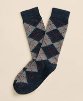Wool-Silk Blend Argyle Socks | Brooks Brothers