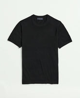 Lightweight Luxe All-Season Sweater, Short Sleeve Crewneck | Brooks Brothers