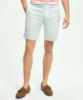 Washed Stretch Cotton Seersucker Shorts | Brooks Brothers