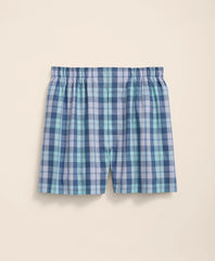Cotton Broadcloth Bold Plaid Boxers | Brooks Brothers