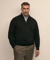 Big & Tall Ultimate Merino Wool Quarter-Zip Sweater | Brooks Brothers