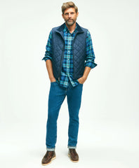 Water Repellent Diamond Quilted Vest | Brooks Brothers