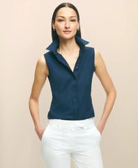 Fitted Non-Iron Stretch Supima | Brooks Brothers