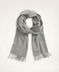 Cashmere Fringed Scarf | Brooks Brothers