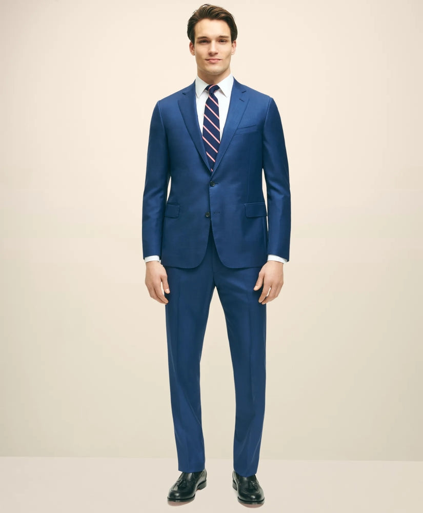 Classic Fit Wool Sharkskin 1818 Suit | Brooks Brothers