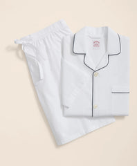 Cotton Broadcloth Short Pajamas | Brooks Brothers