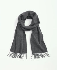 Cashmere Fringed Scarf | Brooks Brothers