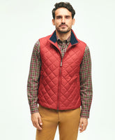Water Repellent Diamond Quilted Vest | Brooks Brothers