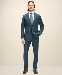 Slim Fit Wool Windowpane 1818 Suit | Brooks Brothers