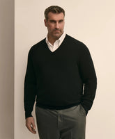Big & Tall 3-Ply Cashmere V-Neck Sweater | Brooks Brothers