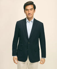 Classic Fit Stretch Wool Hopsack Blazer | Brooks Brothers