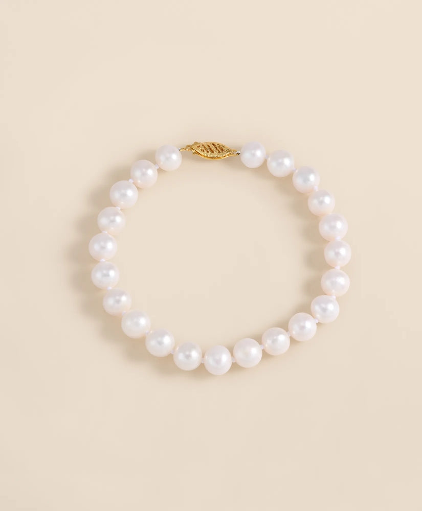 14k Gold Pearl Bracelet | Brooks Brothers
