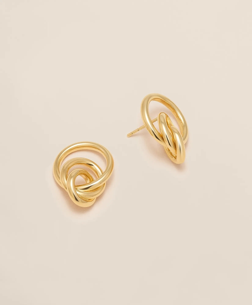 14k Gold Triple Hoop Earrings | Brooks Brothers