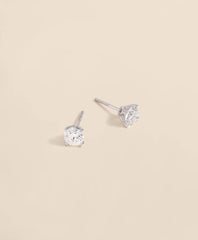 1 CT. Lab-Grown Diamond 14k Gold Stud Earrings | Brooks Brothers