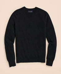 3-Ply Cashmere Crewneck Saddle Shoulder Sweater | Brooks Brothers