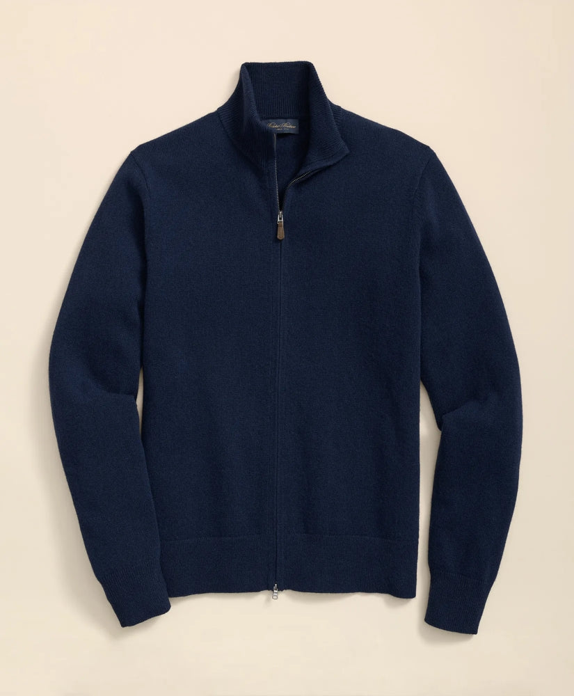 3-Ply Cashmere Full-Zip Cardigan | Brooks Brothers
