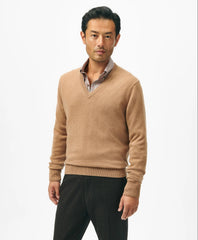 3-Ply Cashmere V-Neck Sweater | Brooks Brothers