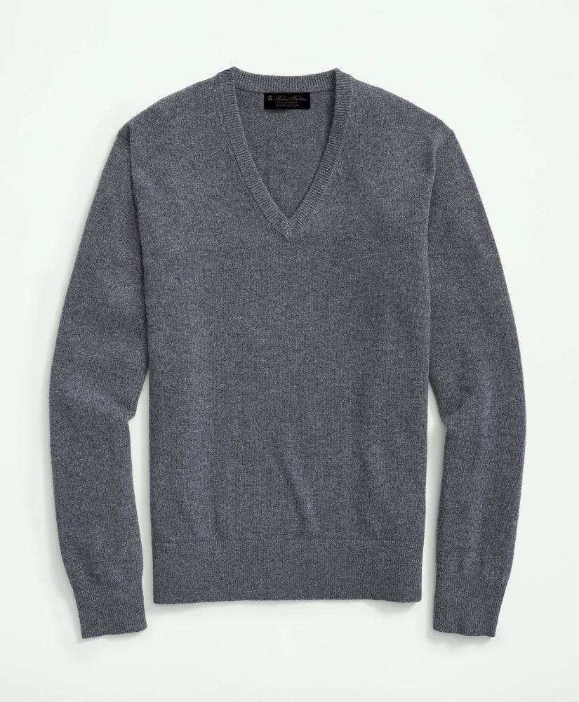 3-Ply Cashmere V-Neck Sweater | Brooks Brothers