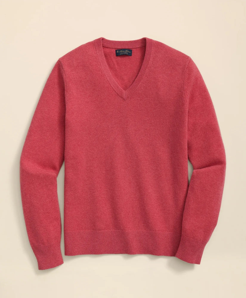 3-Ply Cashmere V-Neck Sweater | Brooks Brothers