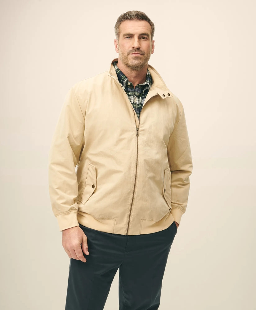 Big & Tall Bomber Jacket in Cotton Blend | Brooks Brothers