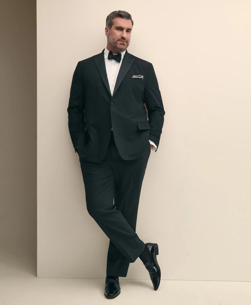 Big & Tall Brooks Brothers Explorer Collection Wool Tuxedo Pants | Brooks Brothers