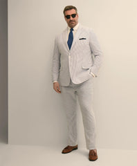 Big & Tall Cotton Seersucker Pants | Brooks Brothers