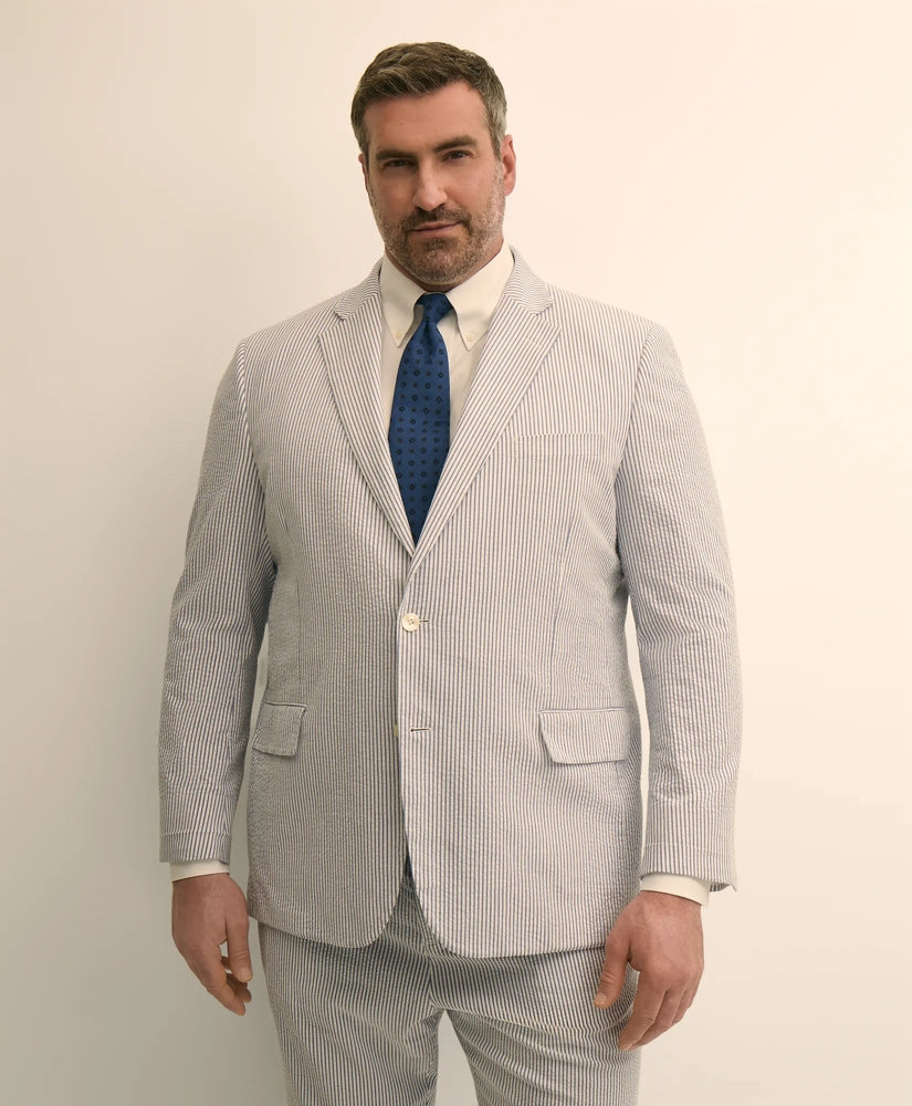 Big & Tall Cotton Seersucker Sport Coat | Brooks Brothers