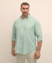 Big & Tall Friday Shirt, Poplin Bengal Stripe | Brooks Brothers