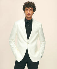 Black Fleece Peak Lapel Dinner Jacket in Silk Dupioni | Brooks Brothers