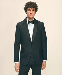 Black Fleece Shawl Collar Tuxedo in Silk-Linen | Brooks Brothers