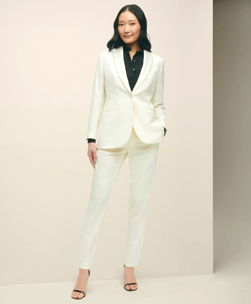 Black Fleece Tuxedo Pants in Wool | Brooks Brothers