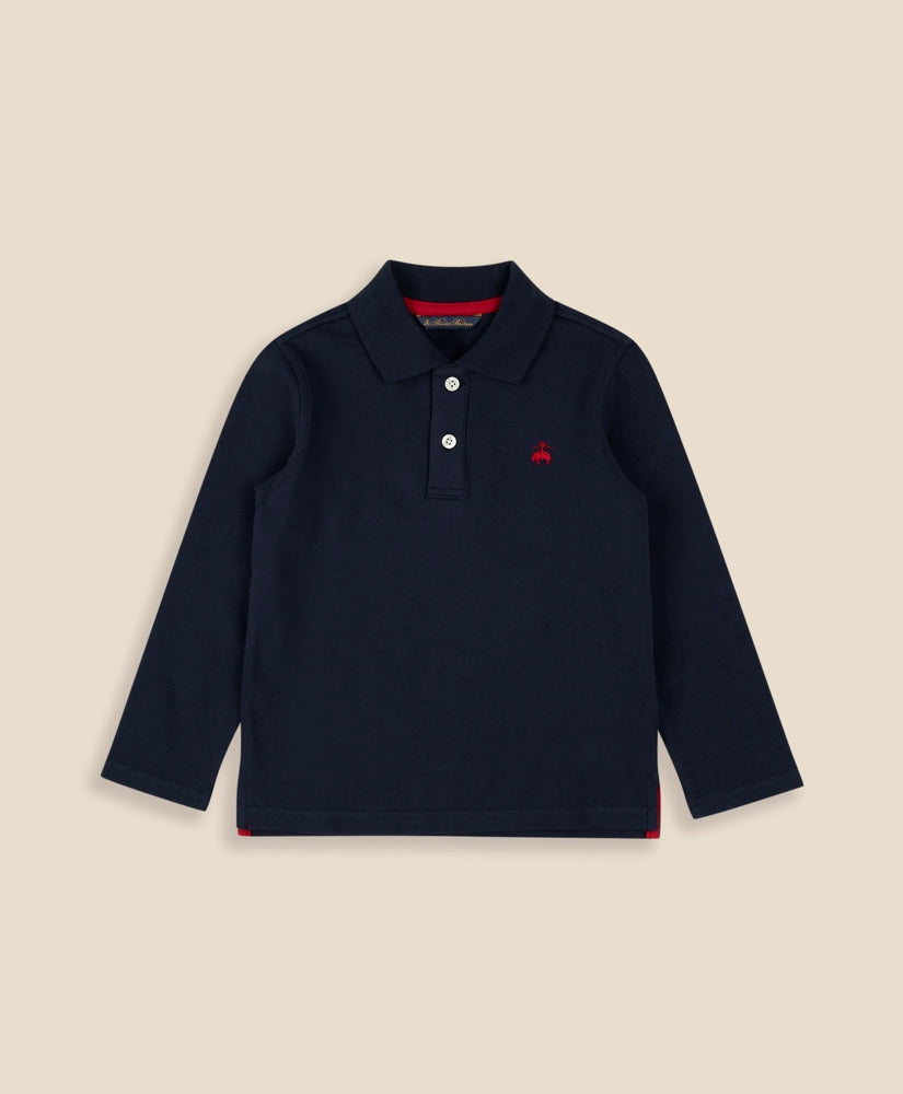 Boys Cotton-Blend Pique Polo Shirt | Brooks Brothers