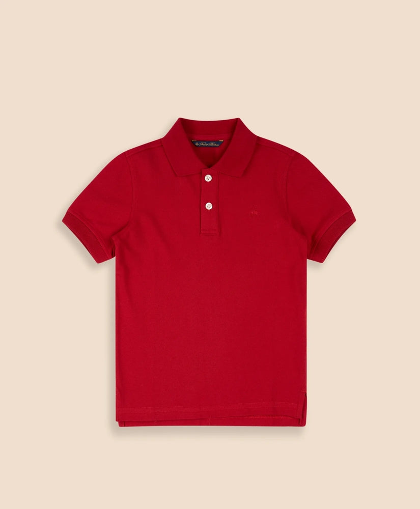 Boys Cotton-Blend Pique Polo Shirt | Brooks Brothers