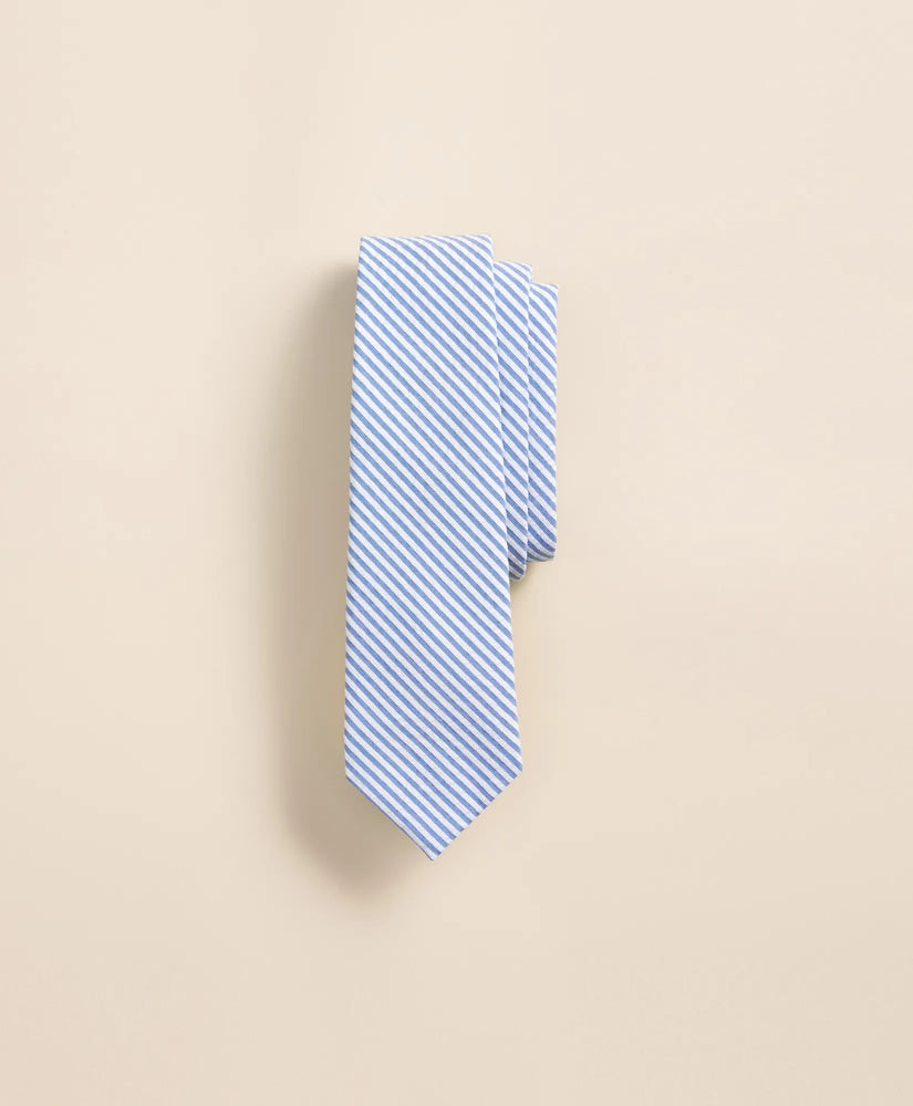 Boys Seersucker Tie | Brooks Brothers
