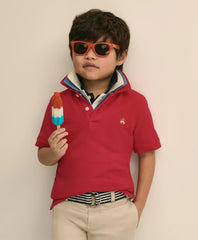 Boys Short-Sleeve Pique Polo | Brooks Brothers