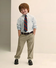 Boys Stretch Cotton Twill Advantage Chino | Brooks Brothers