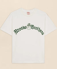 Brooks Brothers x Brain Dead Cotton Vintage-Inspired Emblem T-Shirt | Brooks Brothers