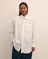 Brooks Brothers X Engineered Garments Cotton Oxford Round Pinhole Collar Oversized Dress Shirt | Brooks Brothers