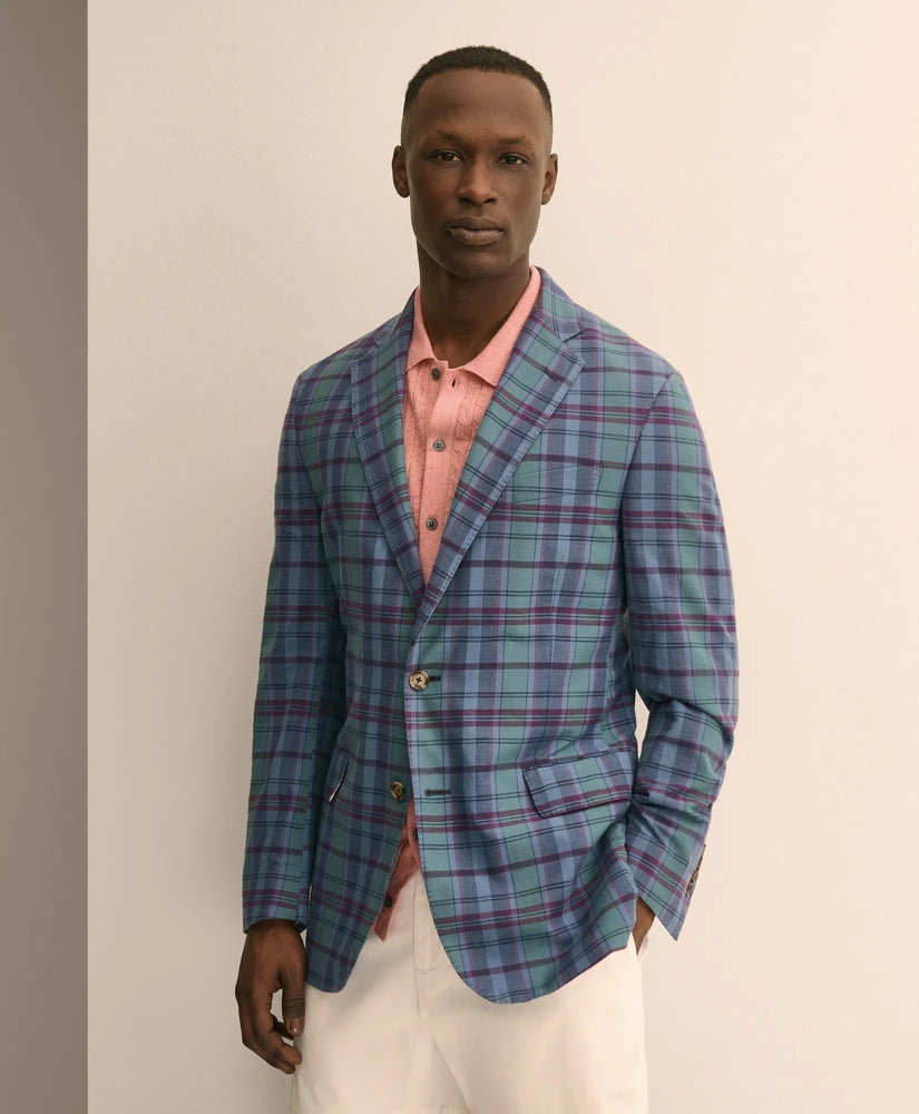 Classic Fit Cotton Madras Sport Coat | Brooks Brothers