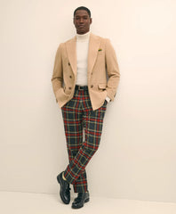 Classic Fit Wool-Blend Tartan Dress Pants | Brooks Brothers