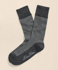 Cotton Blend Herringbone Socks | Brooks Brothers