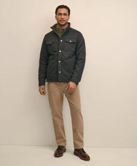 Big & Tall Cotton Blend Quilted Shirt Jacket | Brooks Brothers